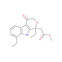 1,8-Diethyl-1,3,4,9-tetrahydro-4-oxo-pyrano[3,4-b]indole-1-acetic Acid Methyl Ester