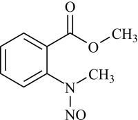 Methyl N-Methyl-N-Nitrosoanthranilate