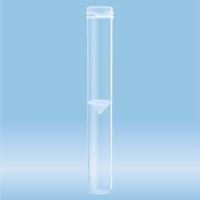 Screw cap tube, 3.5 ml, 92 x 13 mm, rounded false bottom, PP, without cap
