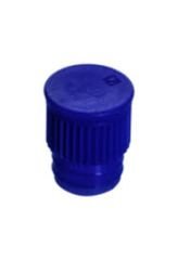 Push cap, blue, suitable for tubes 15.7 mm