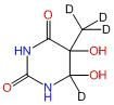 Thymine-α,α,α,6-d4 Glycol (mixture of diastereomers)