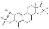 Sodium Estrone-2,4,16,16-d4 Sulfate (stabilized with TRIS, 50% w/w)
