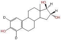 16α-Hydroxy-17β-estradiol-2,4-d2