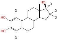 2-Hydroxy-17β-estradiol-1,4,16,16,17-d5