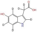 5-Hydroxyindole-2,4,6,7-d4-3-acetic-2,2-d2 Acid