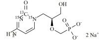 Cidofovir-13C-15N2 Disodium Salt
