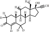 Etonogestrel-d6 (Desogestrel EP Impurity D-d6, Desogestrel USP Related Compound C-d6, 3-Ketodesogestrel-d6)