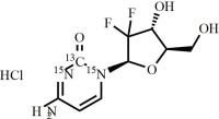 Gemcitabine-13C-15N2 HCl