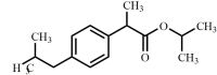 Ibuprofen Isopropyl Ester (Isopropyl 2-(4-Isobutylphenyl)Propanonate)