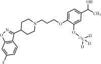 Iloperidone-13C-d3 Metabolite P88