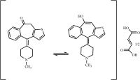Ketotifen EP Impurity F Hemifumarate (Mixture of Enol and Ketone)