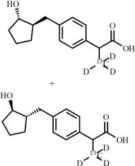 trans-Hydroxy Loxoprofen-13C-d3 (Mixture of Diastereomers)