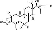 17-Desacetyl Norgestimate-d7 (Mixture of Isomers) (Norelgestromin-d7)