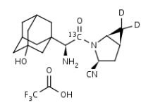 Saxagliptin-13C,d2 TFA Salt