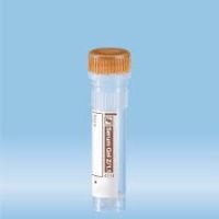 Micro sample tube Serum Gel, 1.1 ml, screw cap, EU/ISO, skirted conical base