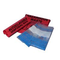 Biohazard Autoclave Bags, Red,24 x 32in. (61 x 81.3cm)