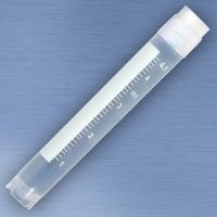 Cryo tubes, 5.0mL, STERILE, External Threads, Attached Screwcap with Co-Molded Thermoplastic Elastomer (TPE) Sealing Layer, Round Bottom, Self-Standing