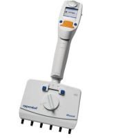 Eppendorf Xplorer® plus Move It®, 6-channel, 9 mm cone distance, variable, 15 – 300 µL, orange