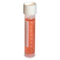 Transport Tube, 10mL, Attached White Screwcap, PP, Self-Standing, Printed Graduations, STERILE