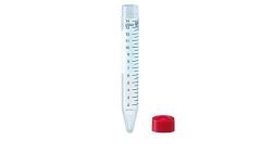 Screw Cap Tube, 15ml, 120X17, Polystyrene, With Graduation, conical base