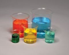 Plastic Beaker Set of 5, Polymethylpentene (PMP)