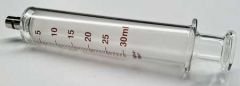 DGA Glass Syringes 30mL, 50mL
