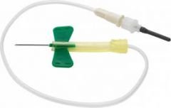 BD Vacutainer® Safety-Lok™ blood collection set with 7" tubing, 21G x 0.75", with luer adapter