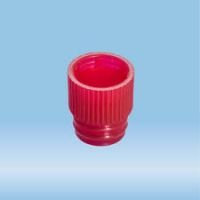 Push cap, red, suitable for tubes 16-17 mm