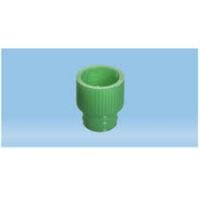 Push cap, green, suitable for tubes 12 mm