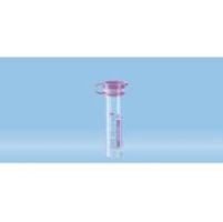 Micro sample tube K3 EDTA, 1.3 ml, push cap, ISO,skirted conical base