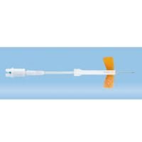 Safety-Multifly® needle, 25G x 3/4'', orange, tube length 80 mm