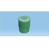 Push cap, green, suitable for tubes 15.7 mm