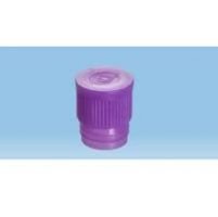 Push cap, violet, suitable for tubes 15.7 mm