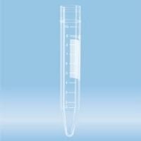 Tube, 10 ml, 100 x 16 mm, Polypropylene, with print, conical base, transparent
