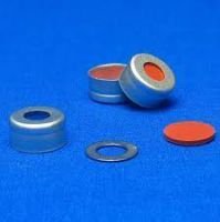 11mm Silver Aluminum Seal, PTFE/Butyl Lined with Metal O-Ring