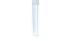 Screw cap tube, 13 ml, 101 x 16.5 mm, Polypropylene,round base with skirted base, transparent
