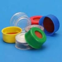 11mm Clear,Blue Poly Crimp™ Seal, PTFE/Silicone with Slit