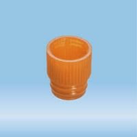 Push cap, orange, suitable for tubes 13 mm