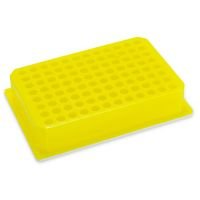 PCR Cold Work Rack, 4°C, 96 well for PCR Plates and Strips, Green to Yellow