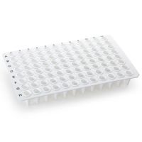 0.1mL 96-Well PCR Plate, Low-Profile, No Skirt, White