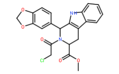 (1R,3R)-Methyl 1-(benzo[d][1,3]dioxol-5-yl)-2-(2-chloroacetyl)-2,3,4,9-tetrahydro-1H-pyrido[3,4-b]indole-3-carboxylate