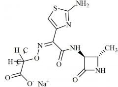 Aztreonam USP Related Compound D Sodium Salt  (Desulfated Aztreonam Sodium Salt)