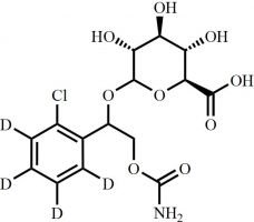 rac-Carisbamate-d4-D-O-Glucuronide (Mixture of Diasteromers)