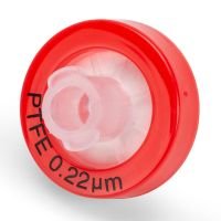 Syringe Filter, PTFE Hydrophobic Membrane, 0.22μm Porosity, 13mm Diameter, PP Housing, Non-sterile, Bulk