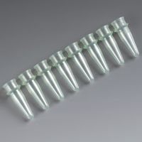PCR Reaction Tube Strip, 0.2mL, Thin Wall, PP, Green