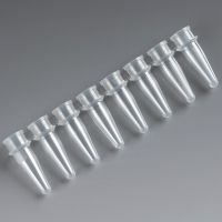 PCR Reaction Tube Strip, 0.2mL, Thin Wall, PP, Natural