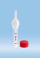 Multivette® 600 Serum, 600 µl, cap red, screw cap, flat base