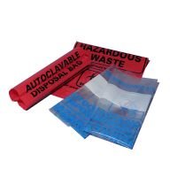 Biohazard Autoclave Bags, Clear,12.2 x 26in. (31 x 66cm)