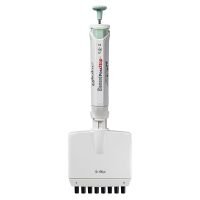 Pipette, Fully Autoclavable, 8-Channel, Adjustable volume, 10 - 100ul, Green