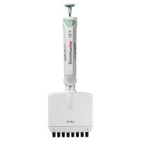 Pipette, Fully Autoclavable, 8-Channel, Adjustable volume, 20 - 200ul, Green